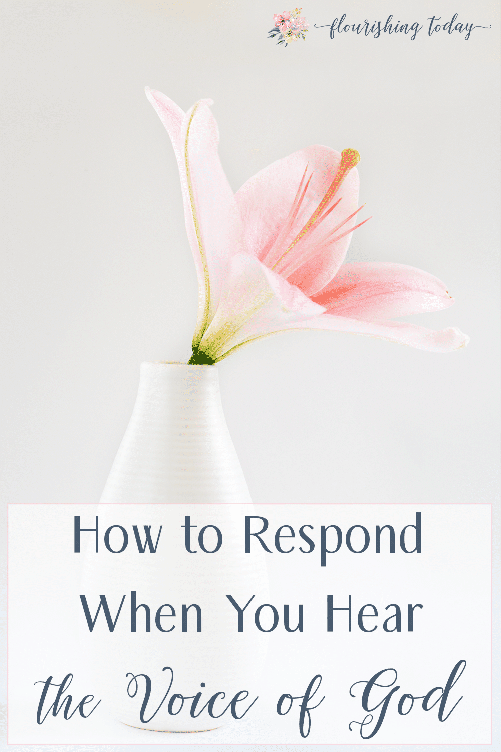 Do you feel like God is speaking to you, but you are afraid to respond? Fear can hold us back from the greatness God has for us. Here's a few tips on how to respond when you hear the voice of God. #listen #nofear 