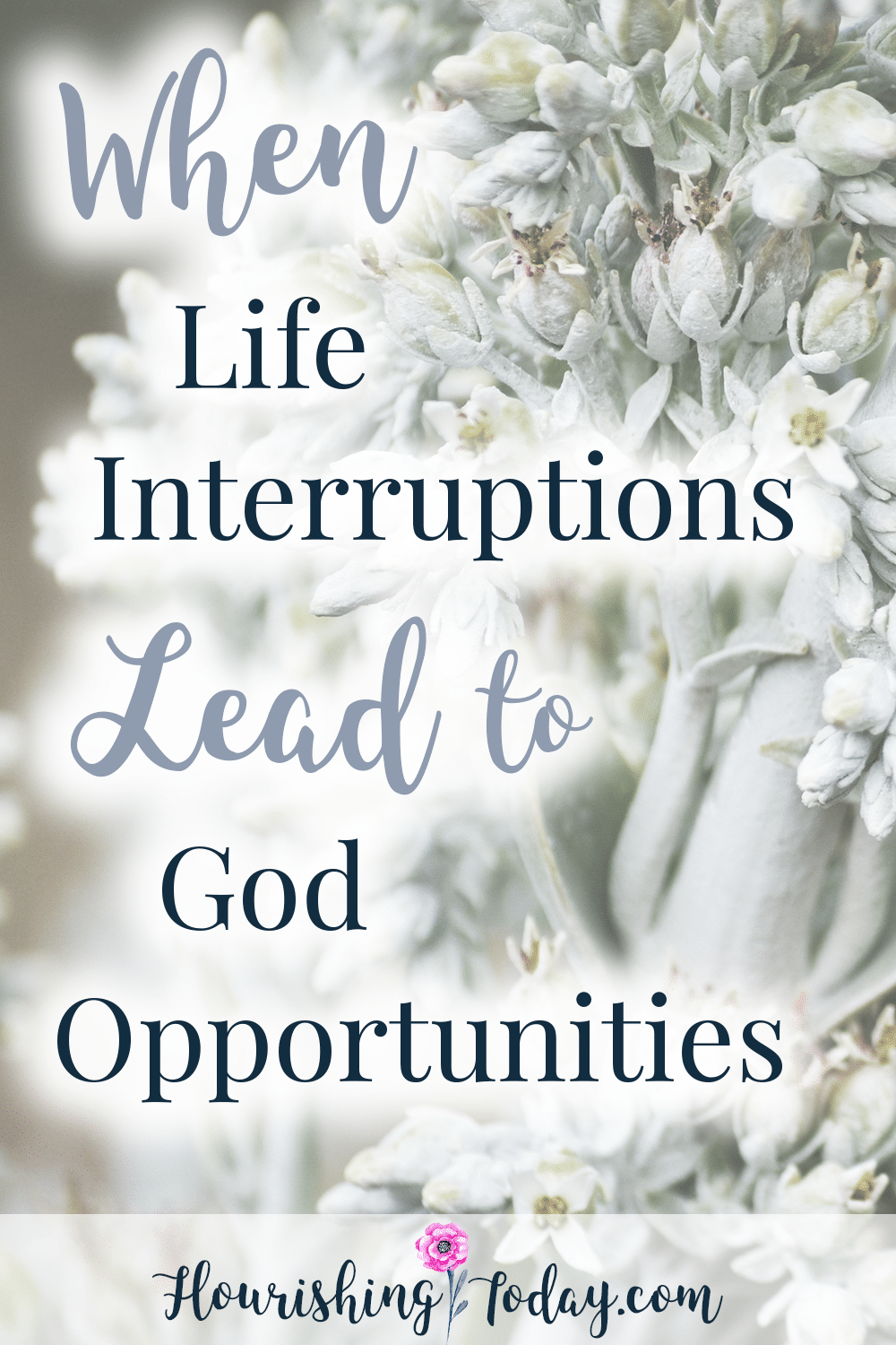 Do you feel like life is full of interruptions? While life's interruptions can make us uncomfortable, they can also open the door for God opportunities.