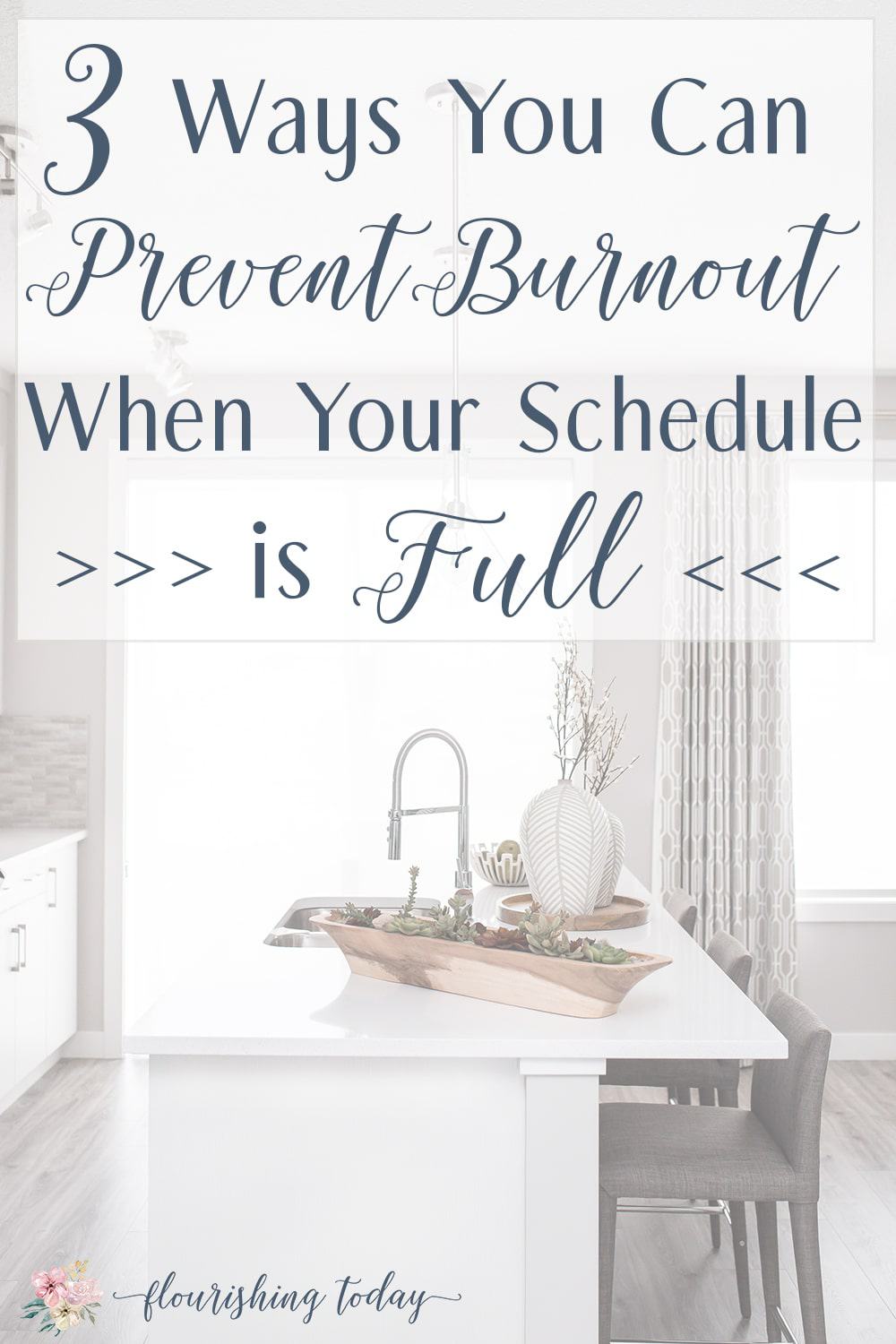 Do you find yourself overwhelmed by the load you are carrying every day? Here are 3 ways to prevent burnout when your schedule is full. #burnout #peace