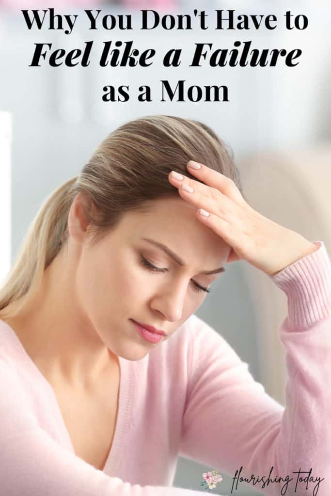 Do you feel like a failure as a mom? When parenting gets difficult, sometimes we feel like we aren't enough for our kids. Here's why you don't have to feel like a failure even in the most difficult seasons. #parenting #motherhood #failure #bible