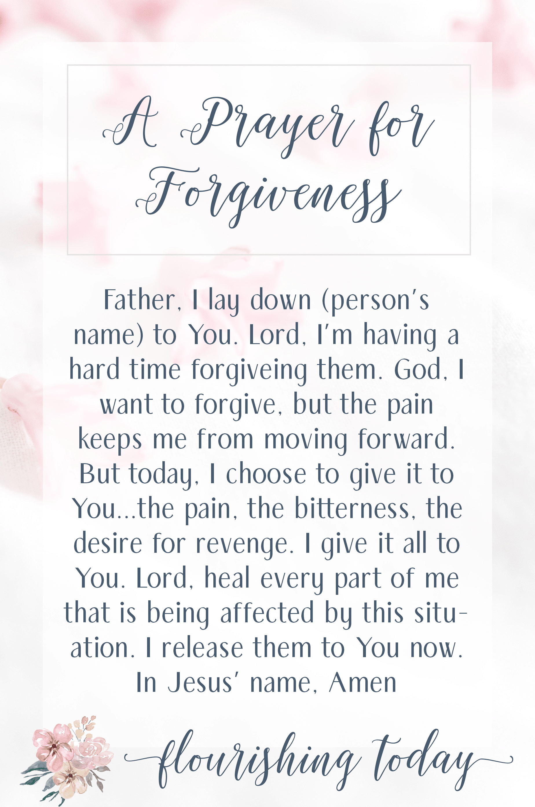 Prayer For Forgiveness In English Passing On Faith To Our Children