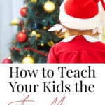 How do you teach your children about Jesus during Christmas? Here are 4 books that teach the true meaning of Christmas to share with your child. #truemeaningofChristmas #christmas #christmasbooks teach children christmas