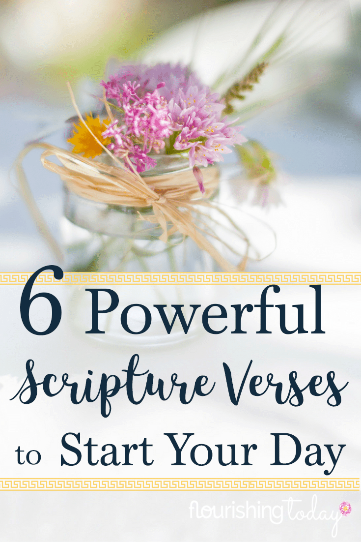 Do you start your day by confessing a powerful scripture verse? As Christians we are given a powerful weapon: our mouths. Here are 6 verses to get you going