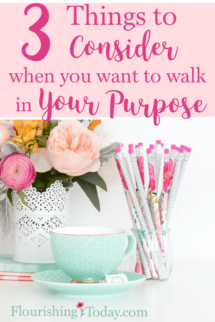 Have you been feeling stuck? You know you should be doing something but you're not sure what? Here are things to consider to walk in your purpose.