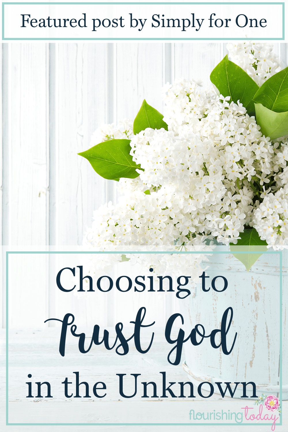 Do you find it difficult to trust to God in the unknown? How do you respond when the future is uncertain? Here are a few tips for learning to trust God.
