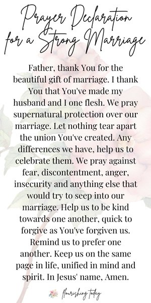 Do you want to build a strong marriage? Many times we want to invest in our marriage, but we aren't sure what to do. Here you'll be equipped with Bible verses, prayers and tips to strengthen your marriage. #marriage #bible #bibleverses #prayer