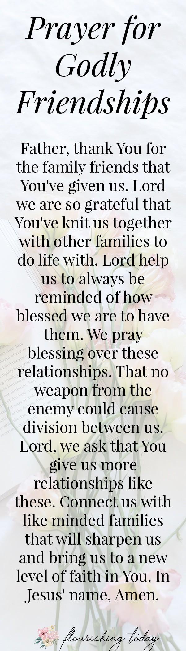 5 Powerful Prayers that Will Help Your Family Flourish - Flourishing Today