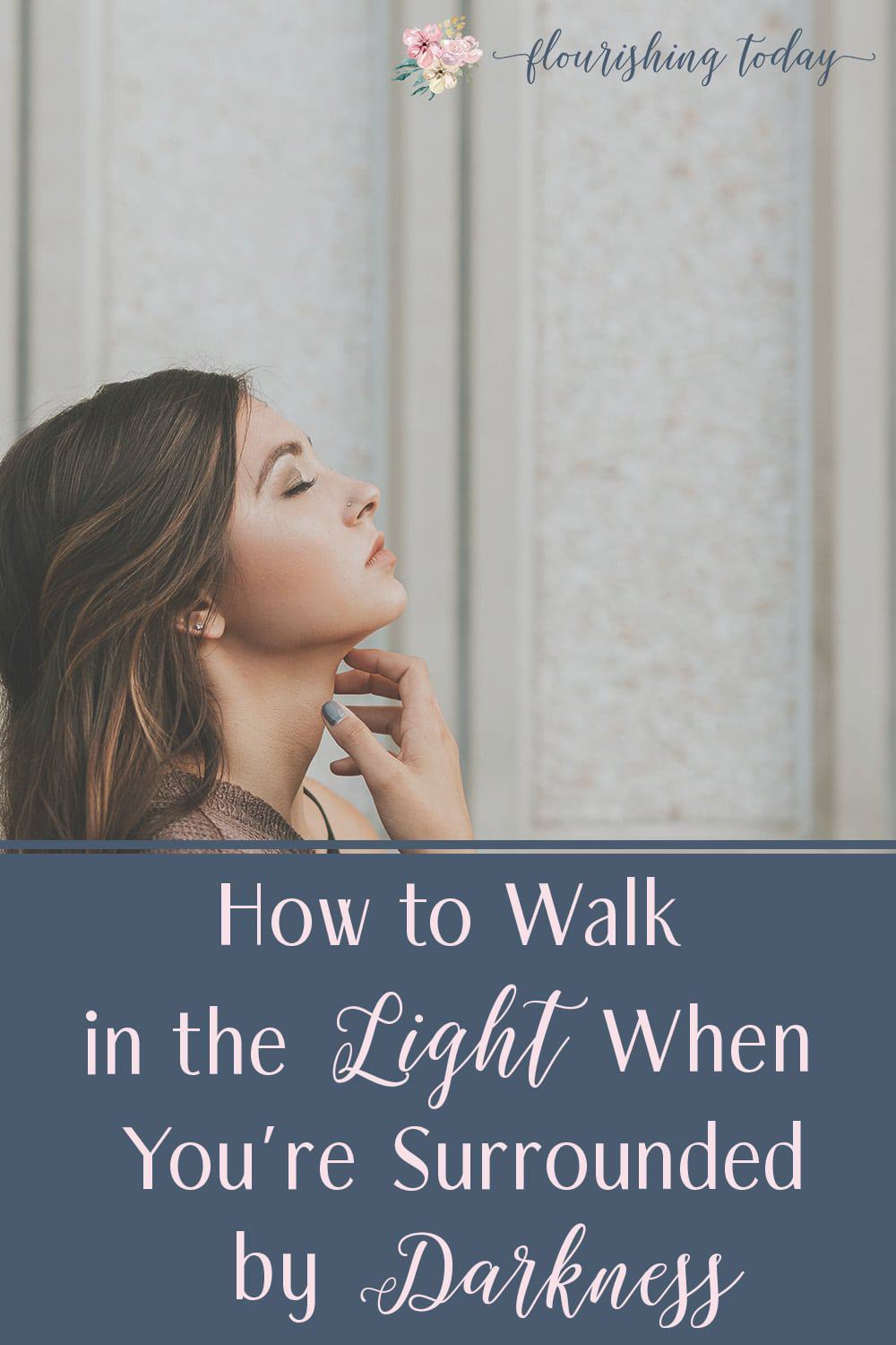 Are you experiencing a difficult season right now? When facing adversity, it can be difficult to see how you can walk in the light. Here are a few tips to help! #overcome #walkinthelight #healing #breakthrough