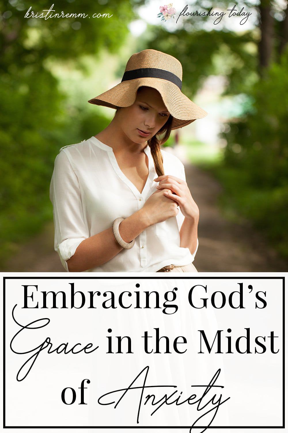 Are you in a hard place right now? Do you feel overwhelmed by despair? Here are a few tips for embracing grace from God when you're in the midst of anxiety. #anxiety #sorrow #grace #mercy #healing embracing grace god