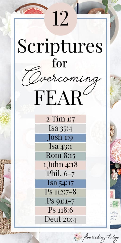 Scriptures To Read When I'm Afraid 12 Important Scriptures for Overcoming Fear and Anxiety