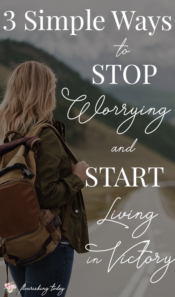 Are you tired of worrying about everything in your life? God wants you to live in victory! Here are some bible verses to help you stop worrying and start living the abundant life in Christ. #worry #fear #worryless #prayer #livefree