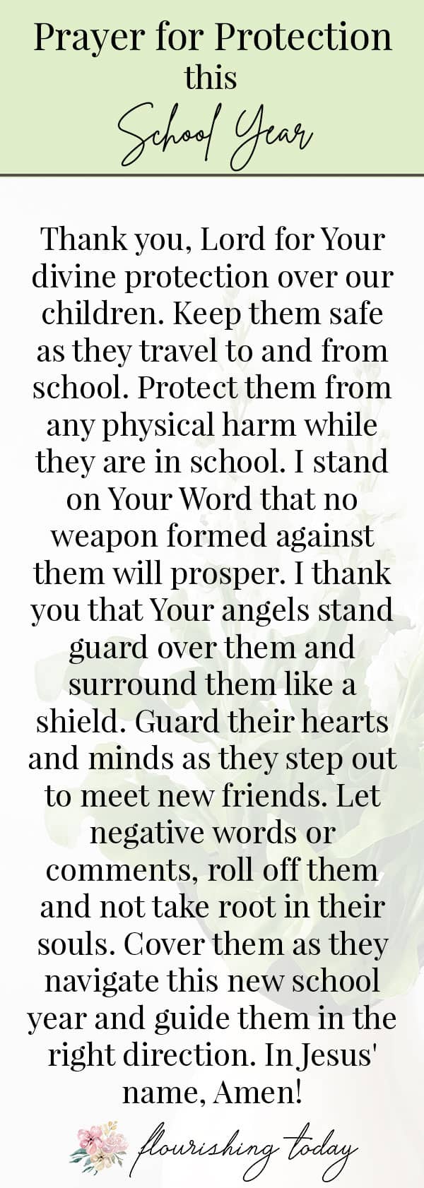 3 Simple But Powerful Back To School Prayers Flourishing Today   Back School Prayers Pin3 