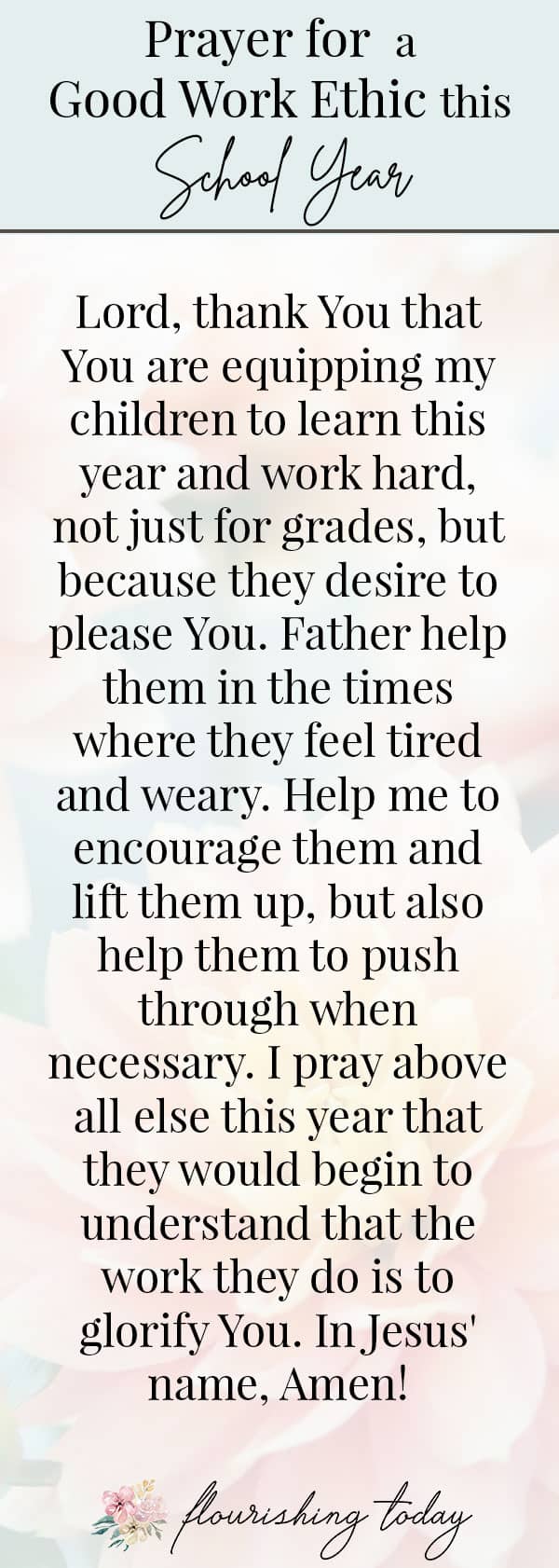 It's time for back to school and what better way to prepare than prayer for your kids? Here you'll find prayers for students, their teachers and for God's guidance for them. Don't forget to grab your free printable prayer bookmarks while you're there! #backtoschool #newschoolyear #school #prayers