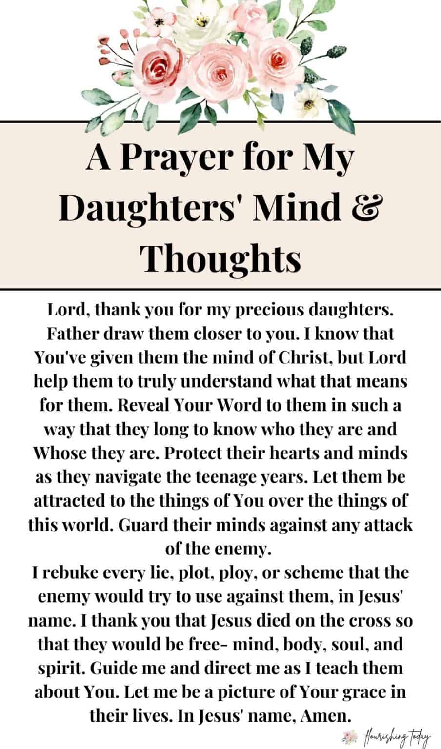 10 Powerful Prayers for Your Daughter (+ FREE Printables) - Flourishing