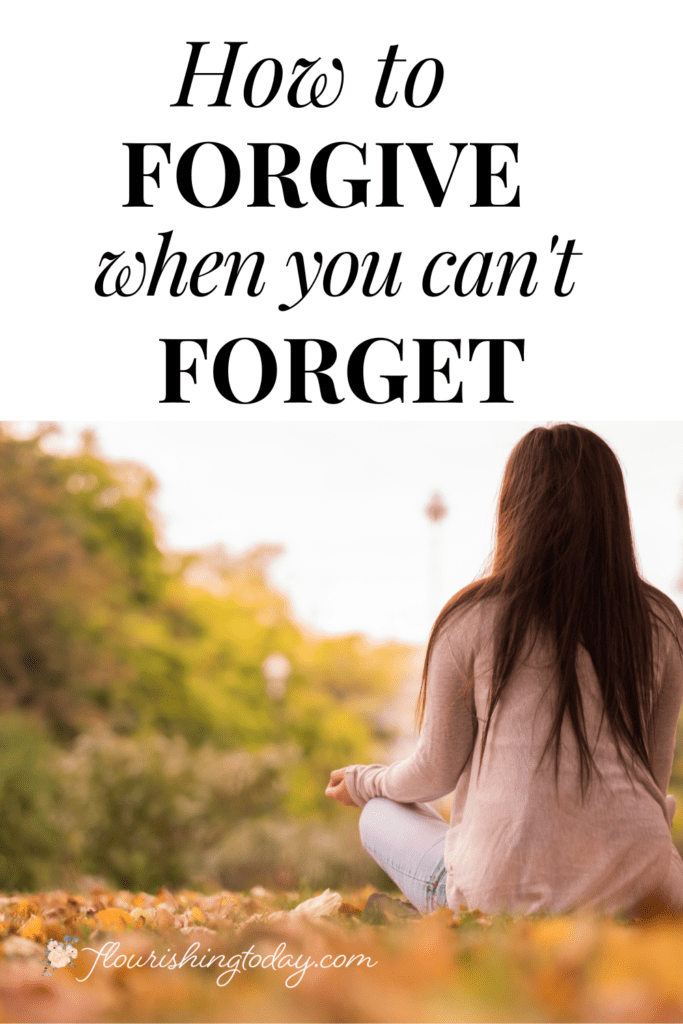 How to Forgive When You Can't Forget woman sitting crossed legs